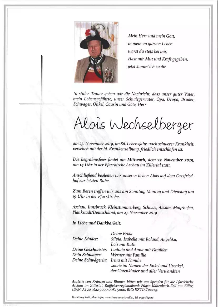 Parte von Alois Wechselberger